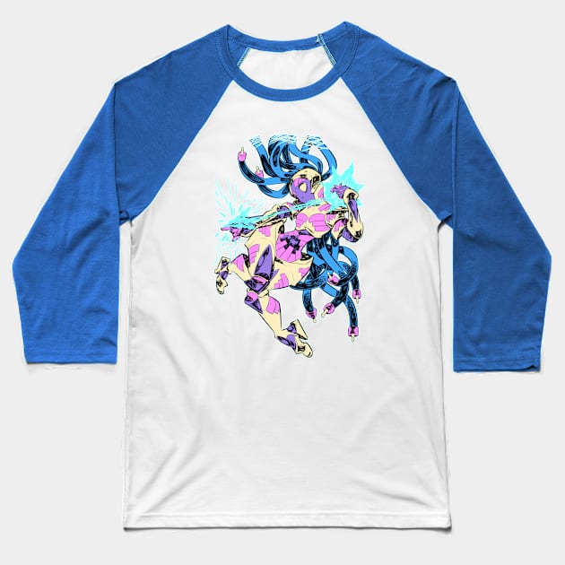 Robot girl Baseball T-Shirt by Rafchu